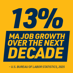 Thirteen Percent Massachusetts Job Growth Projection